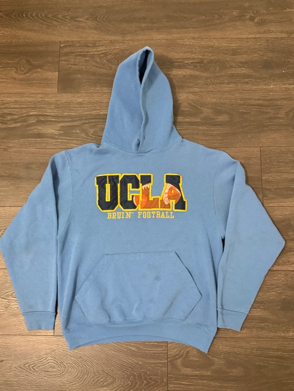 Vintage UC LA Bruin Football Pullover Hoodie